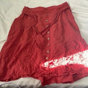 Red maxi skirt, 4X Shein Curve